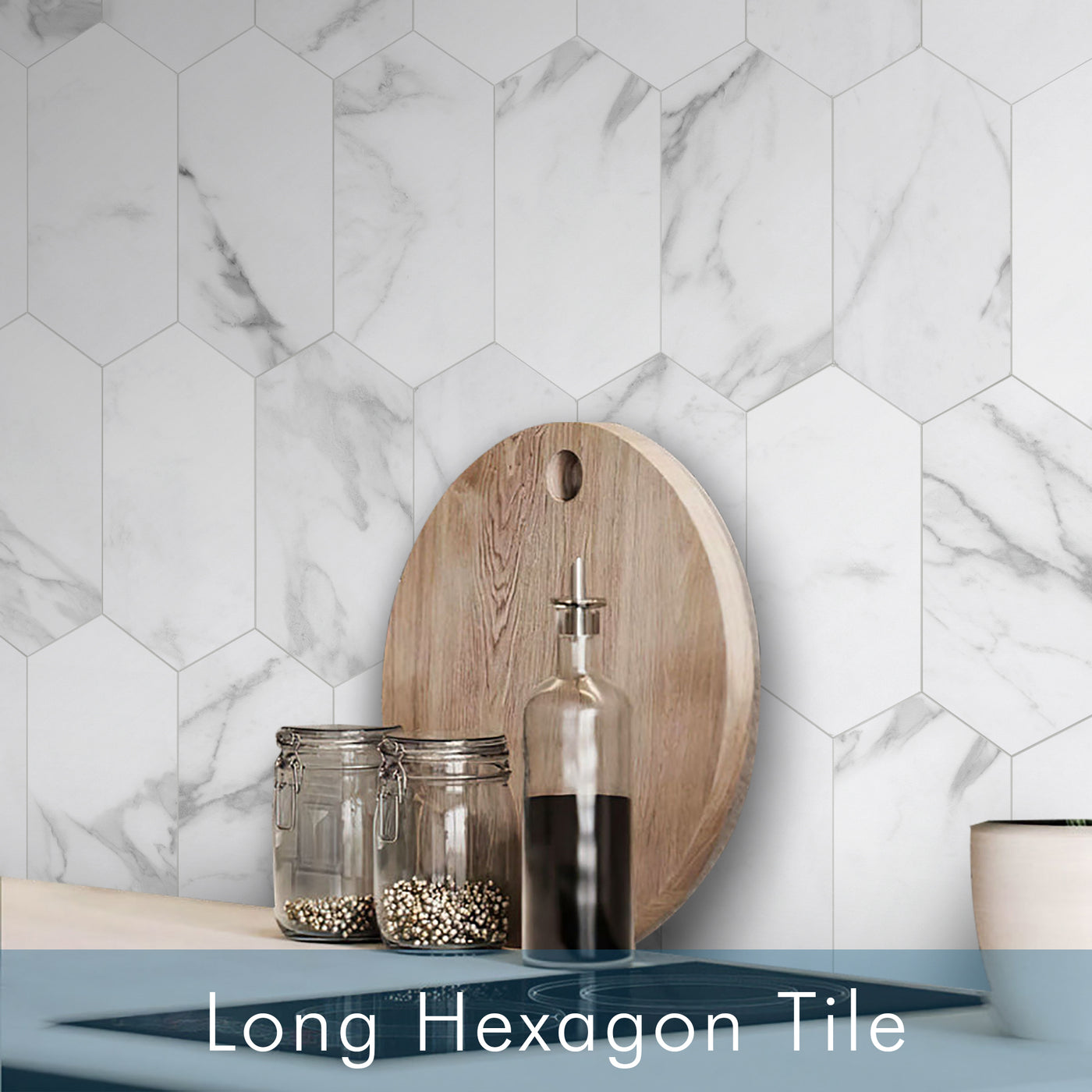 4x8‘’ Long Hexagon Tile