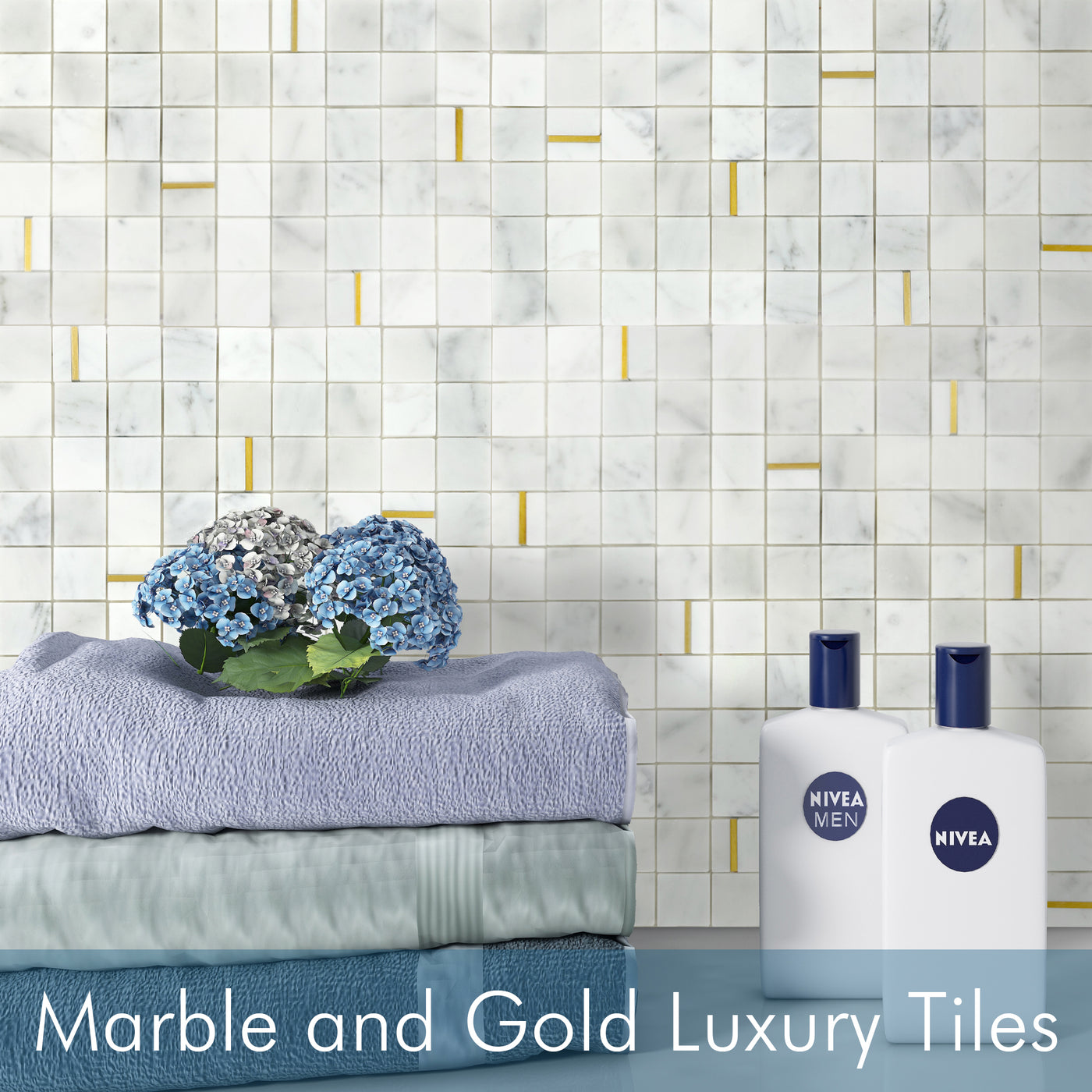 Marble and Gold Luxury Tiles