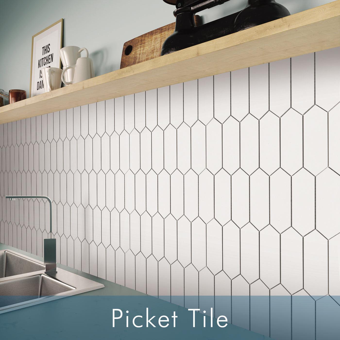 Picket Long Hexagon Tile
