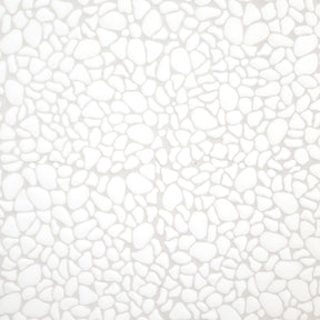 White Pebble 10.6‘’x10.6'' Recycled Glass Floor And Wall Mosaic Tile