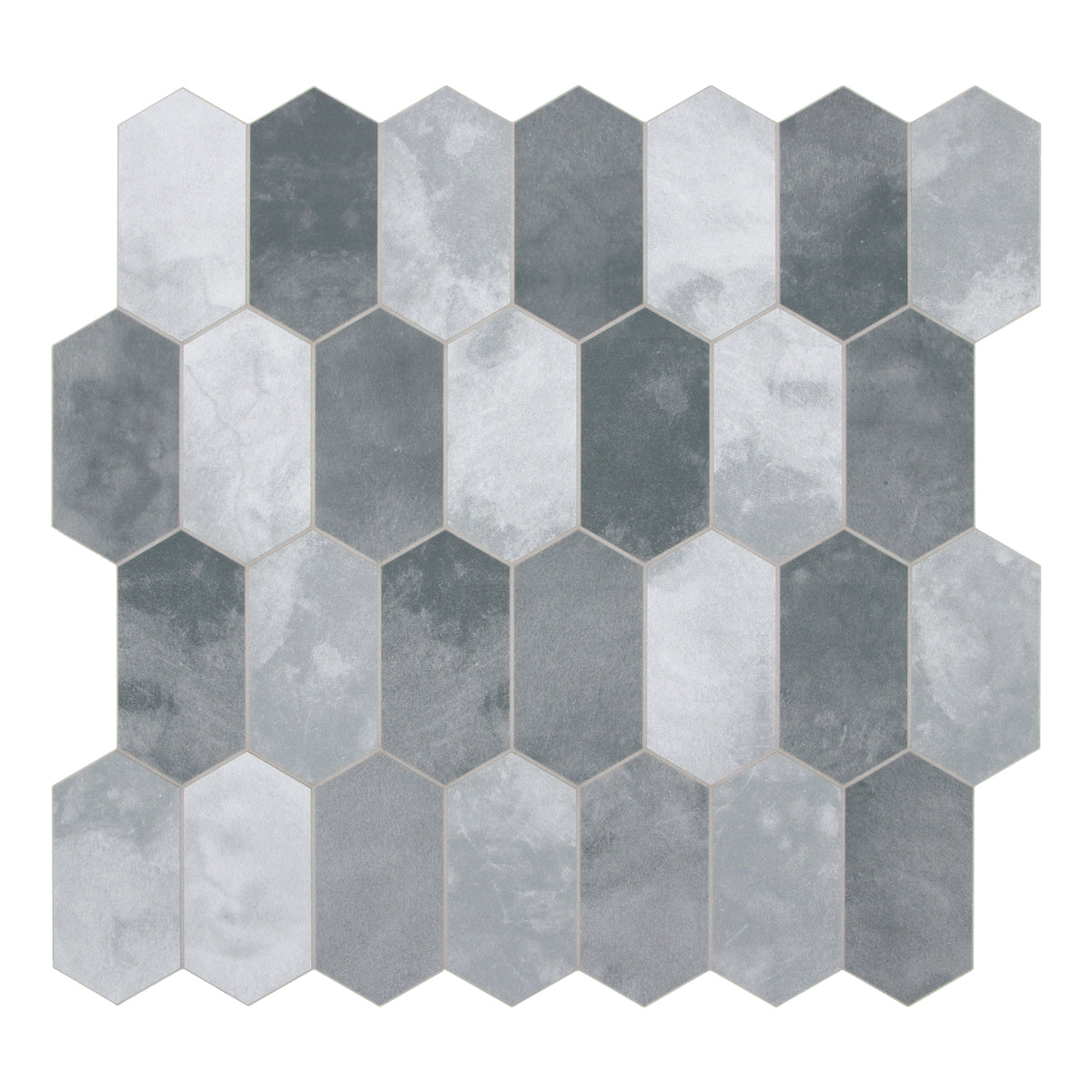 Small Picket Cement Grey Peel And Stick Tile