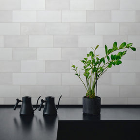 3x6" White Subway Peel and Stick Backsplash Tile