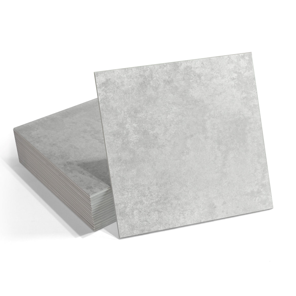 9" x 9" Gray Peel and Stick Backsplash Wall and Floor Tile