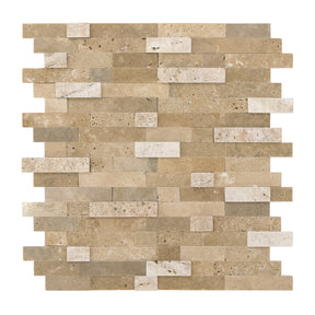 3D Beige Natural Marble Peel and Stick Tile