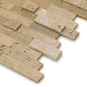 3D Beige Natural Marble Peel and Stick Tile