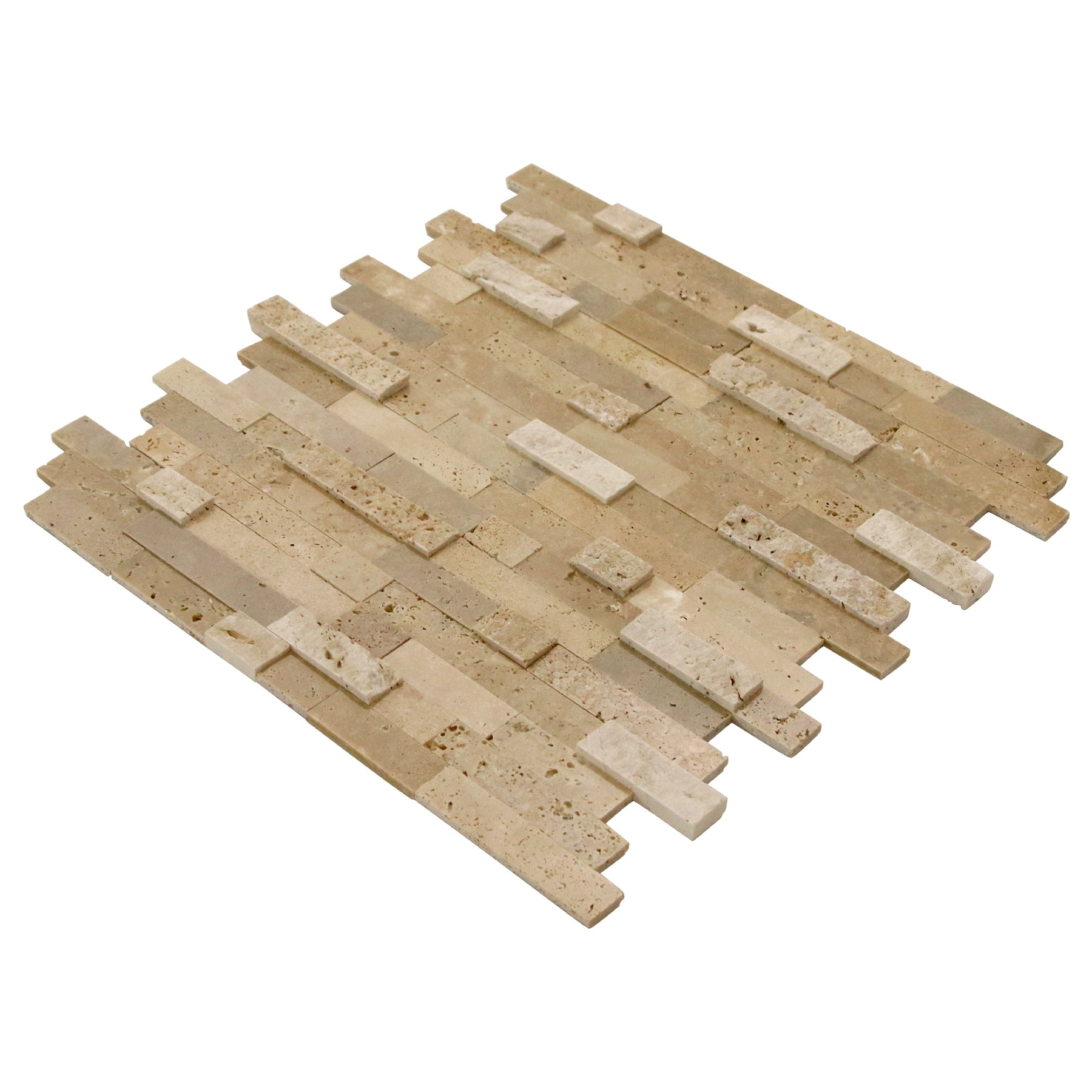 3D Beige Natural Marble Peel and Stick Tile