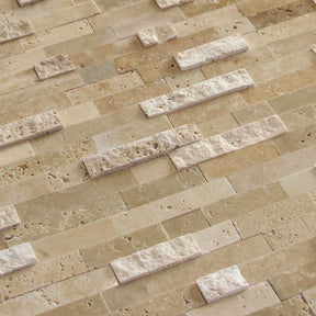 3D Beige Natural Marble Peel and Stick Tile