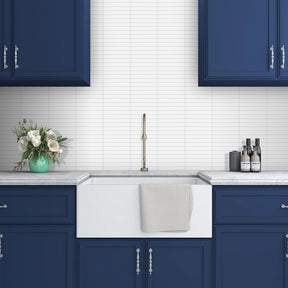 KITKAT White Peel And Stick Backsplash Tile