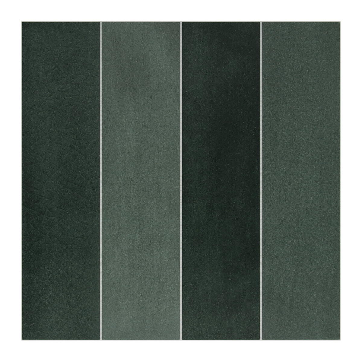 Green Stacked Peel and Stick Backsplash Tile