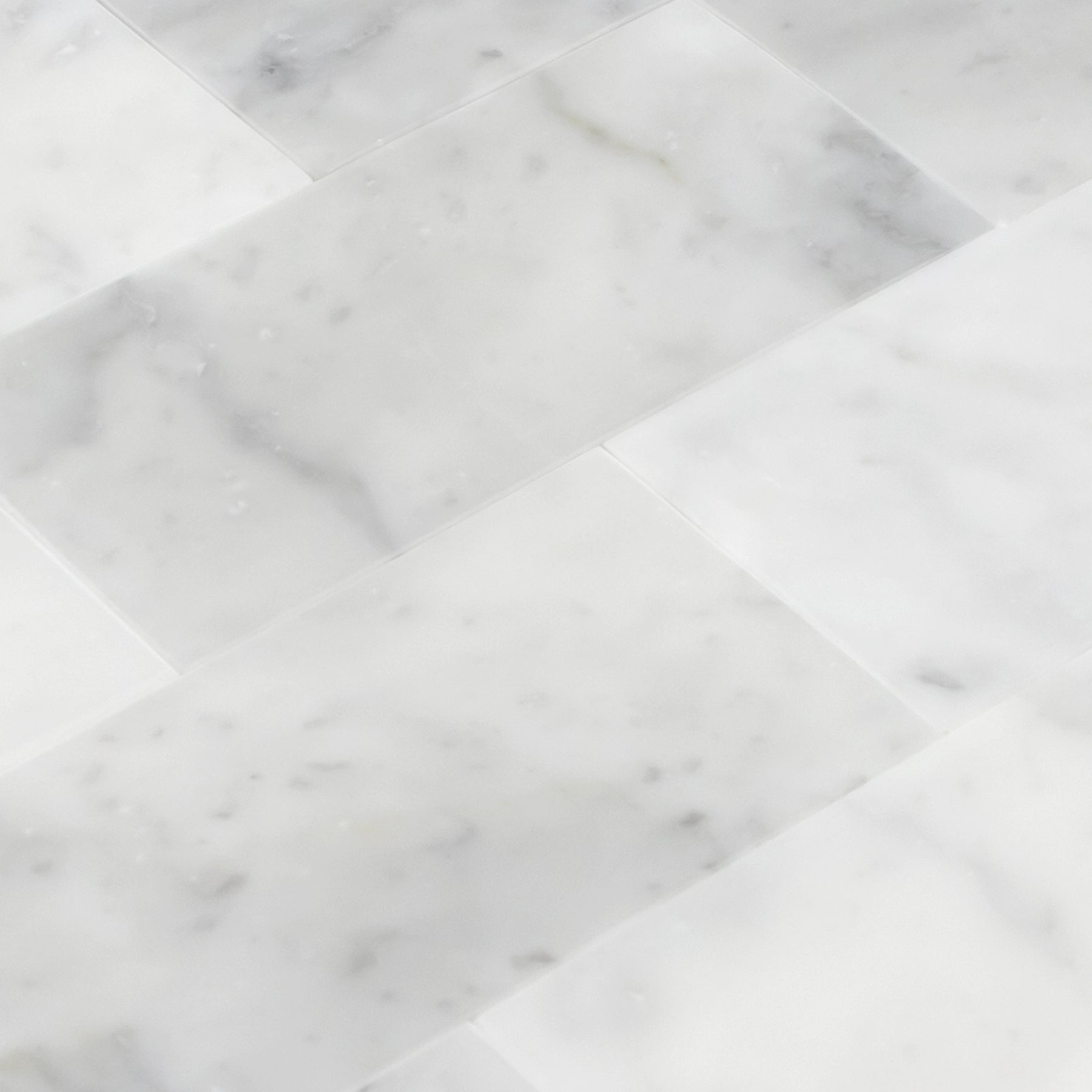 Carrara White Natural Marble Peel and Stick Tile