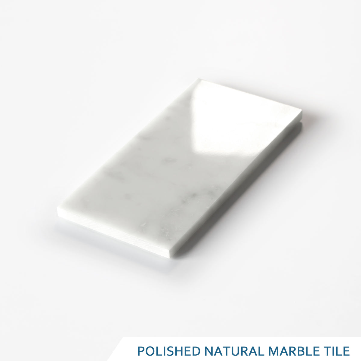 Carrara White Natural Marble Peel and Stick Tile