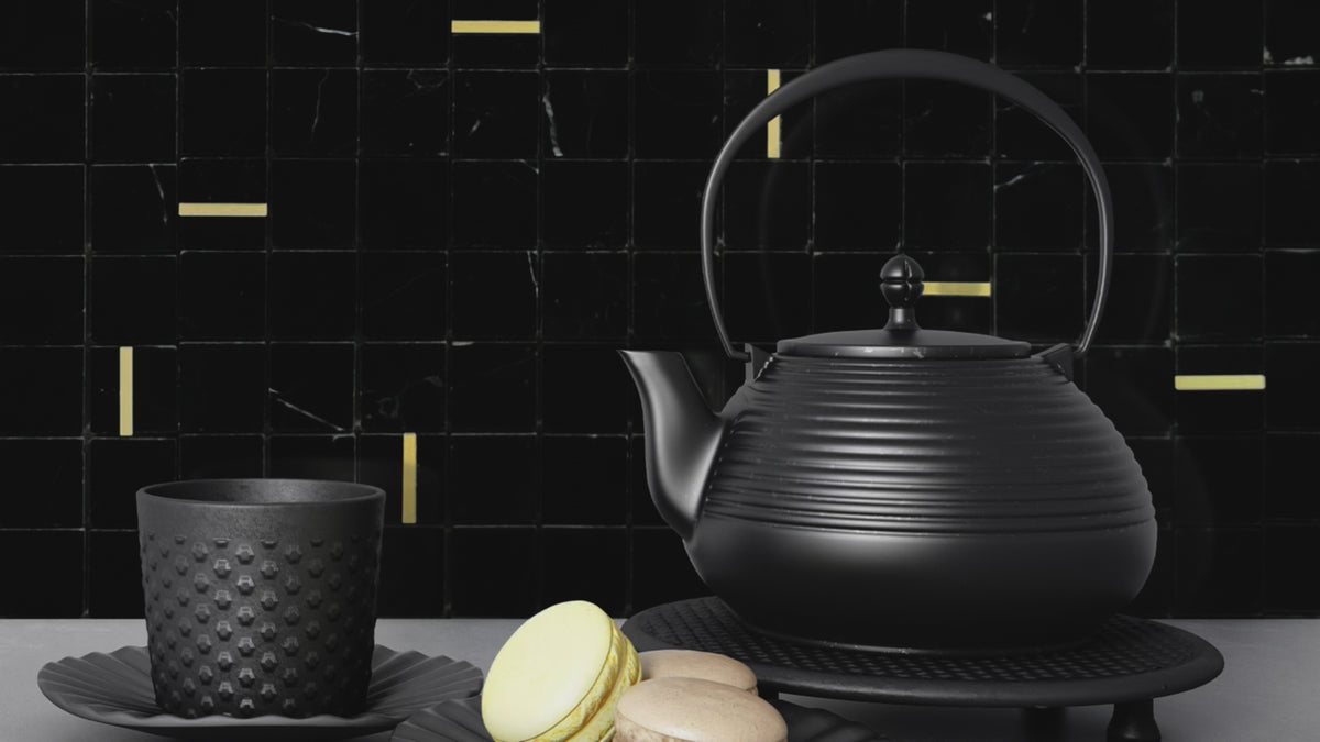 Luxury Black Marquina and Gold Natural Marble Peel and Stick Tile