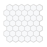 2'' Hexagon White Peel and Stick Tile